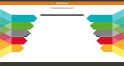 Desktop Screenshot of modularesbauen.com