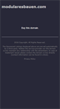 Mobile Screenshot of modularesbauen.com