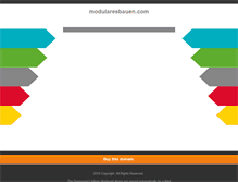 Tablet Screenshot of modularesbauen.com